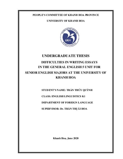 Undergraduate Theses .